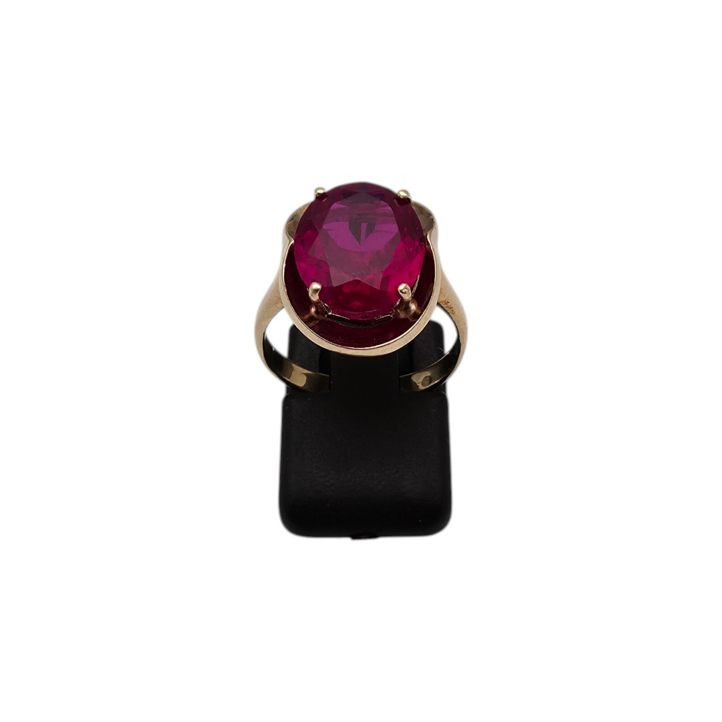Zlati prstan "TRIMAGO" 14K 585/1000; masa=4.30g