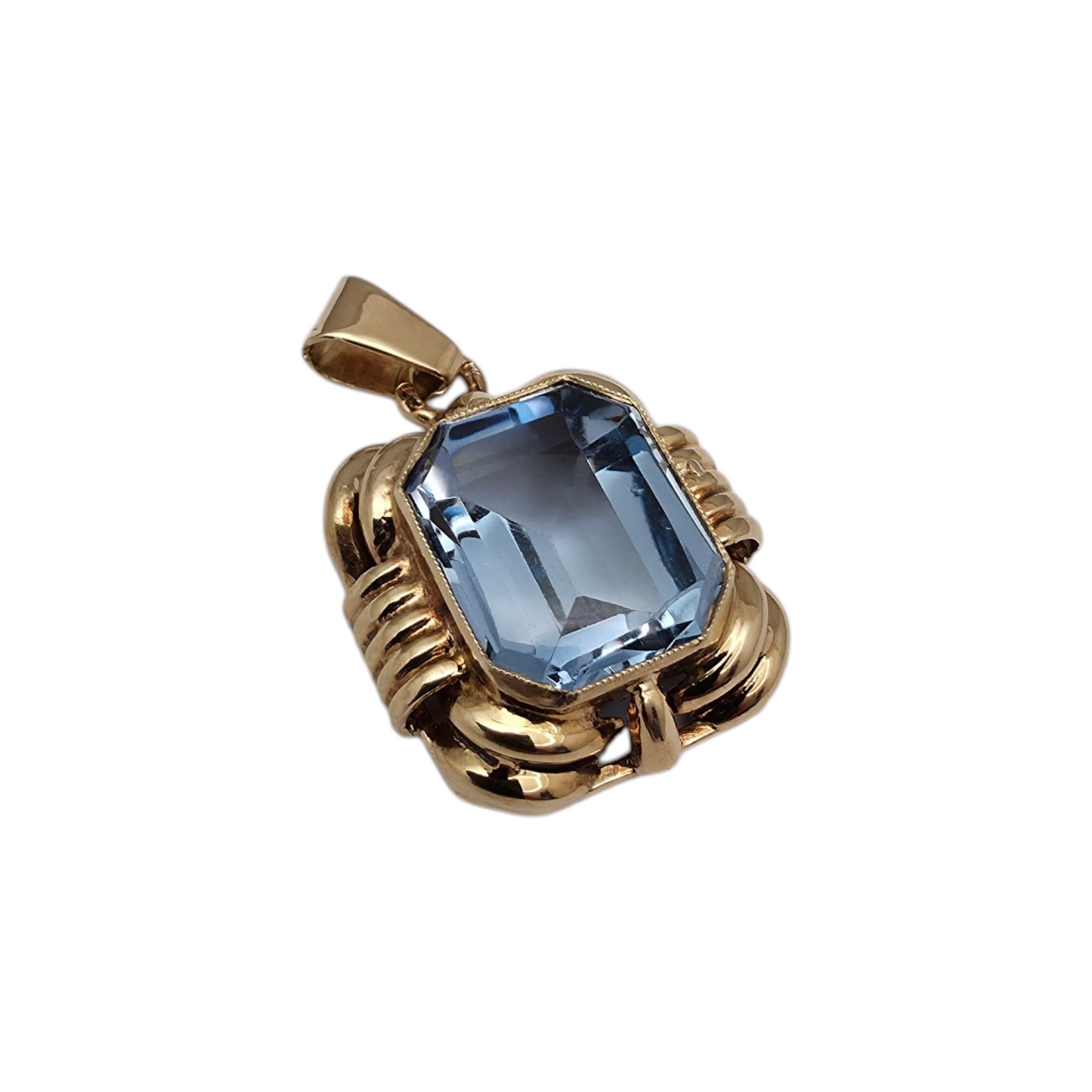 Zlati obesek "SAGE" 14K 585/1000; masa=3.59g