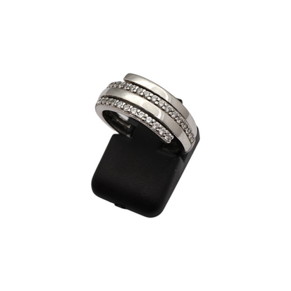 Zlati prstan "BONI" 14K 585/1000; masa=3.93g