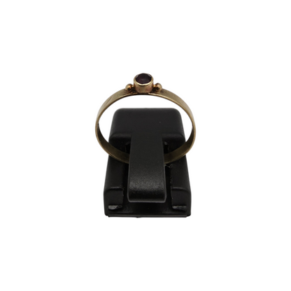 Zlati prstan "MONROE" 14K 585/1000; masa=1.04g