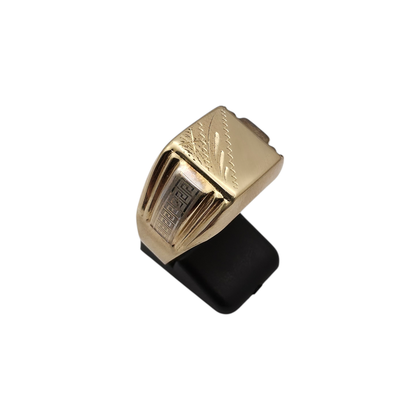 Zlati prstan "JUMO" 14K 585/1000; masa=4.14g
