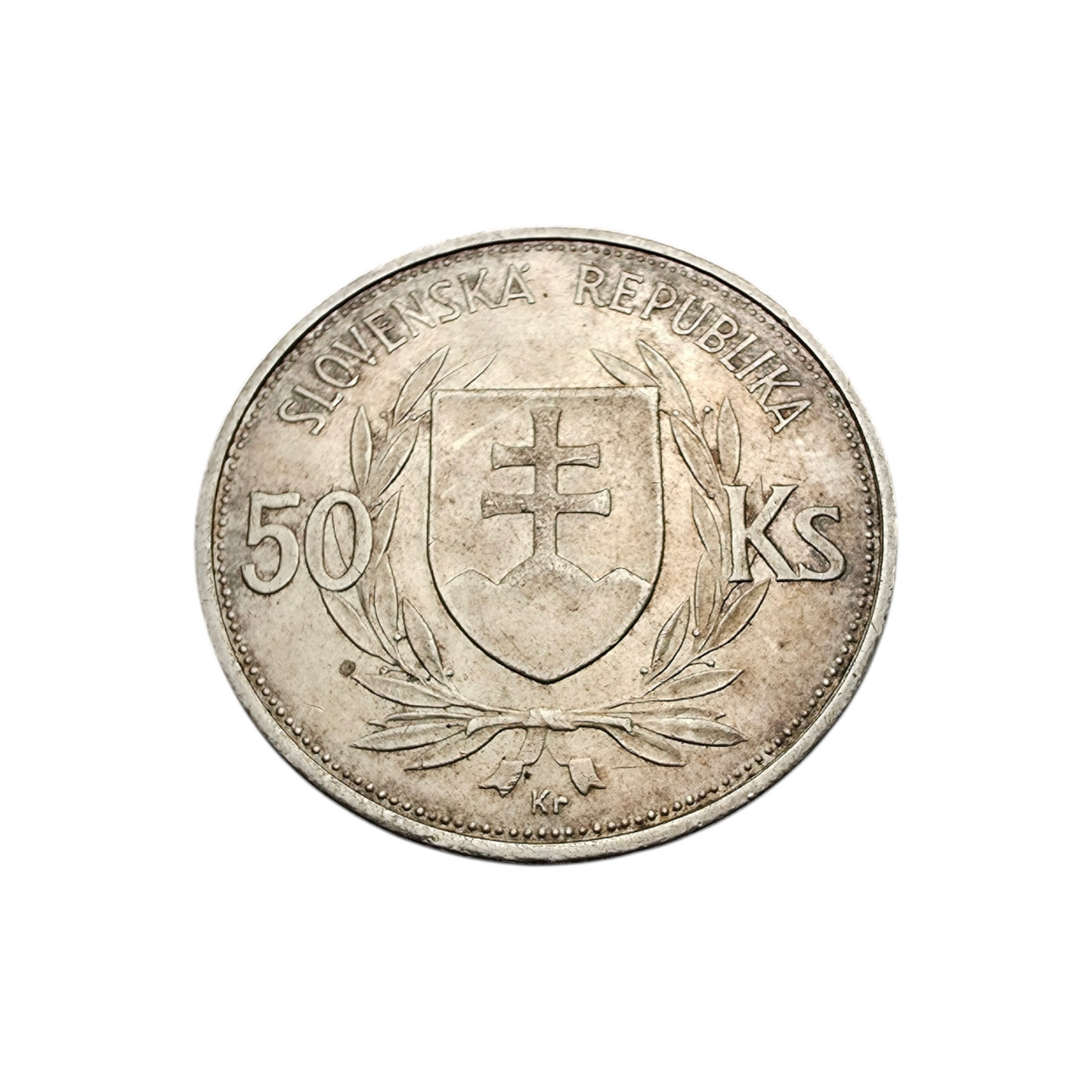 Srebrnik 50 Korun SVK 700/1000; masa=16.51g