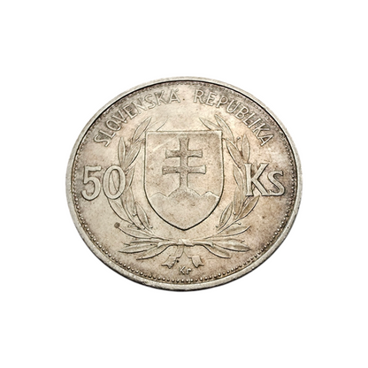 Srebrnik 50 Korun SVK 700/1000; masa=16.51g