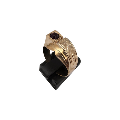 Zlati prstan "GONDOR" 14K 585/1000; masa=4.42g
