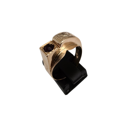 Zlati prstan "GONDOR" 14K 585/1000; masa=4.42g