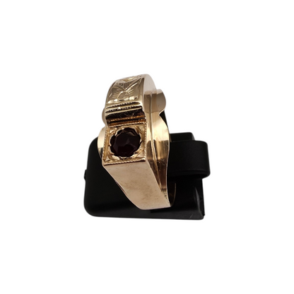 Zlati prstan "GONDOR" 14K 585/1000; masa=4.42g
