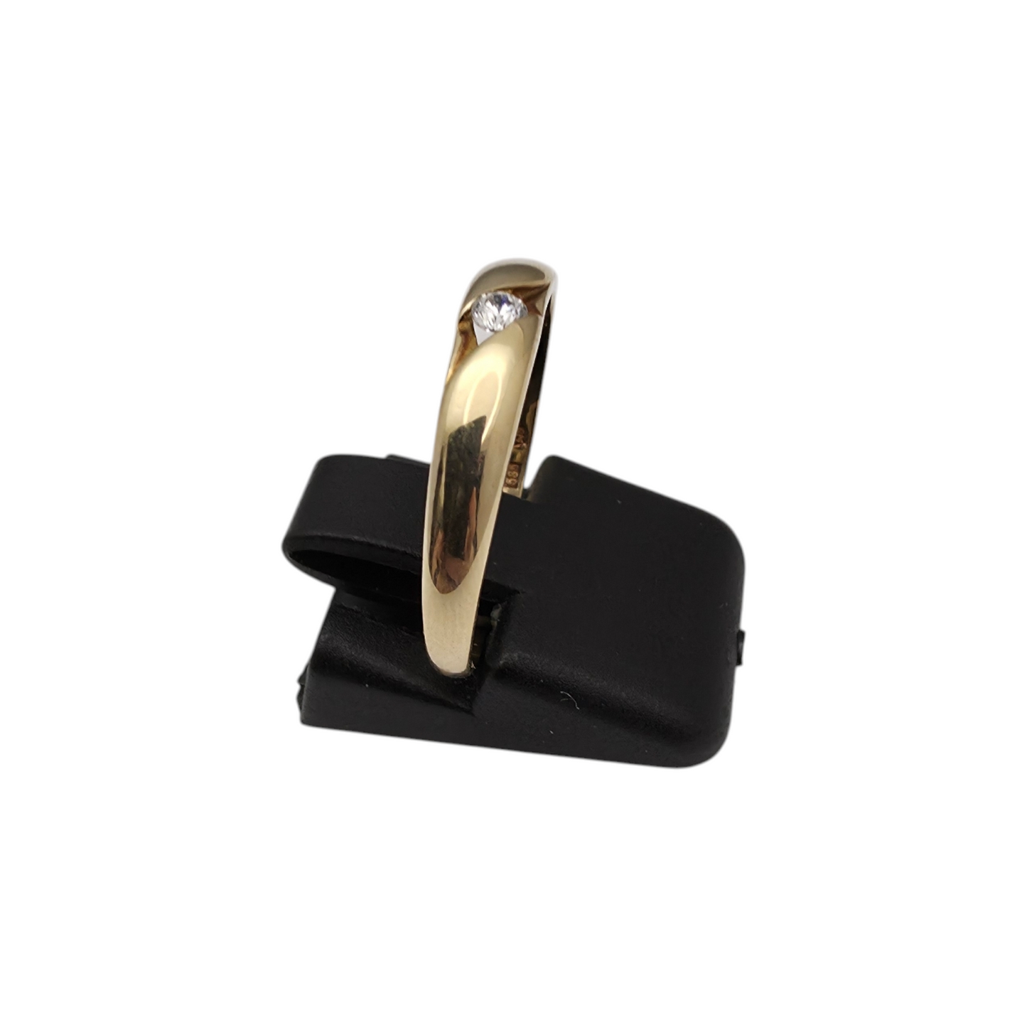 Zlati prstan "ZANY" 14K 585/1000; masa=1.55g