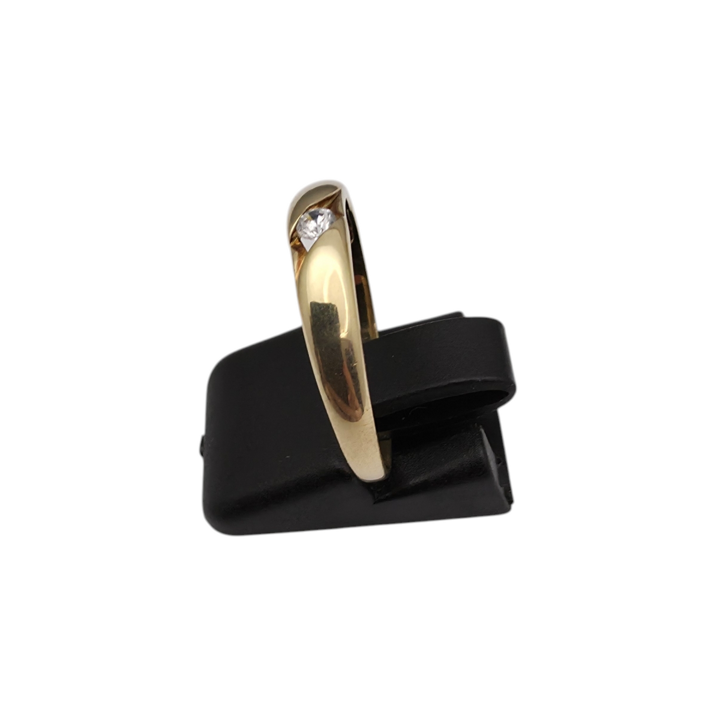 Zlati prstan "ZANY" 14K 585/1000; masa=1.55g