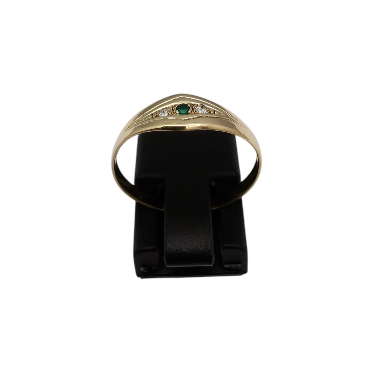 Zlati prstan "EIRE" 14K 585/1000; masa=1.34g