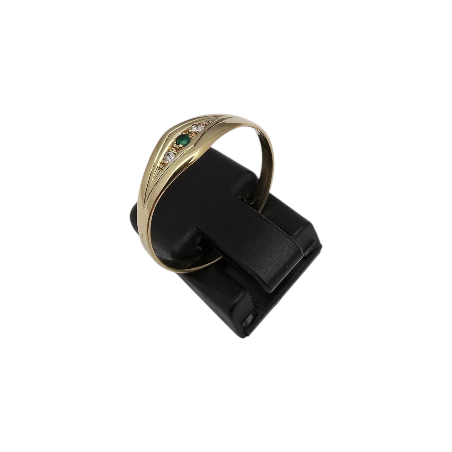 Zlati prstan "EIRE" 14K 585/1000; masa=1.34g