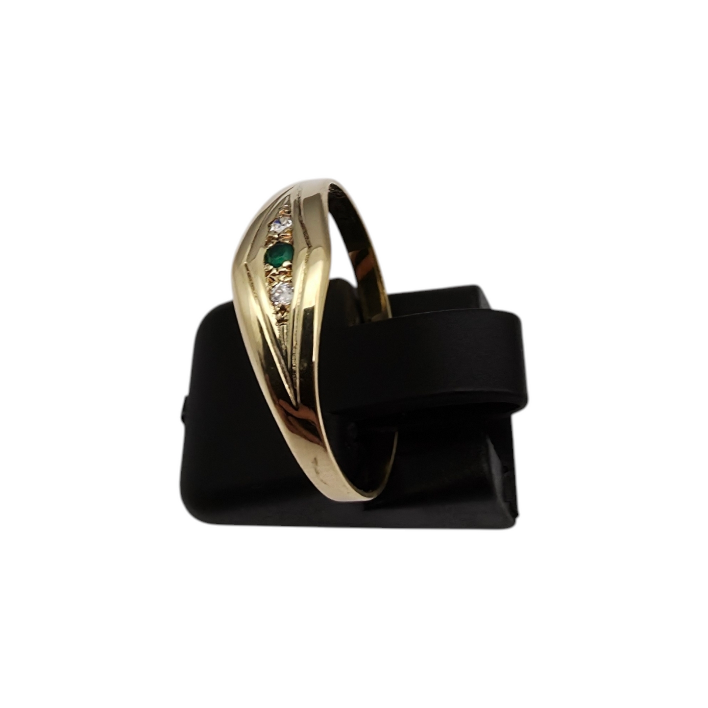 Zlati prstan "EIRE" 14K 585/1000; masa=1.34g