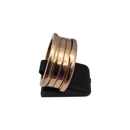 Zlati prstan "BVLGARI" 18K 750/1000; masa=11.54g