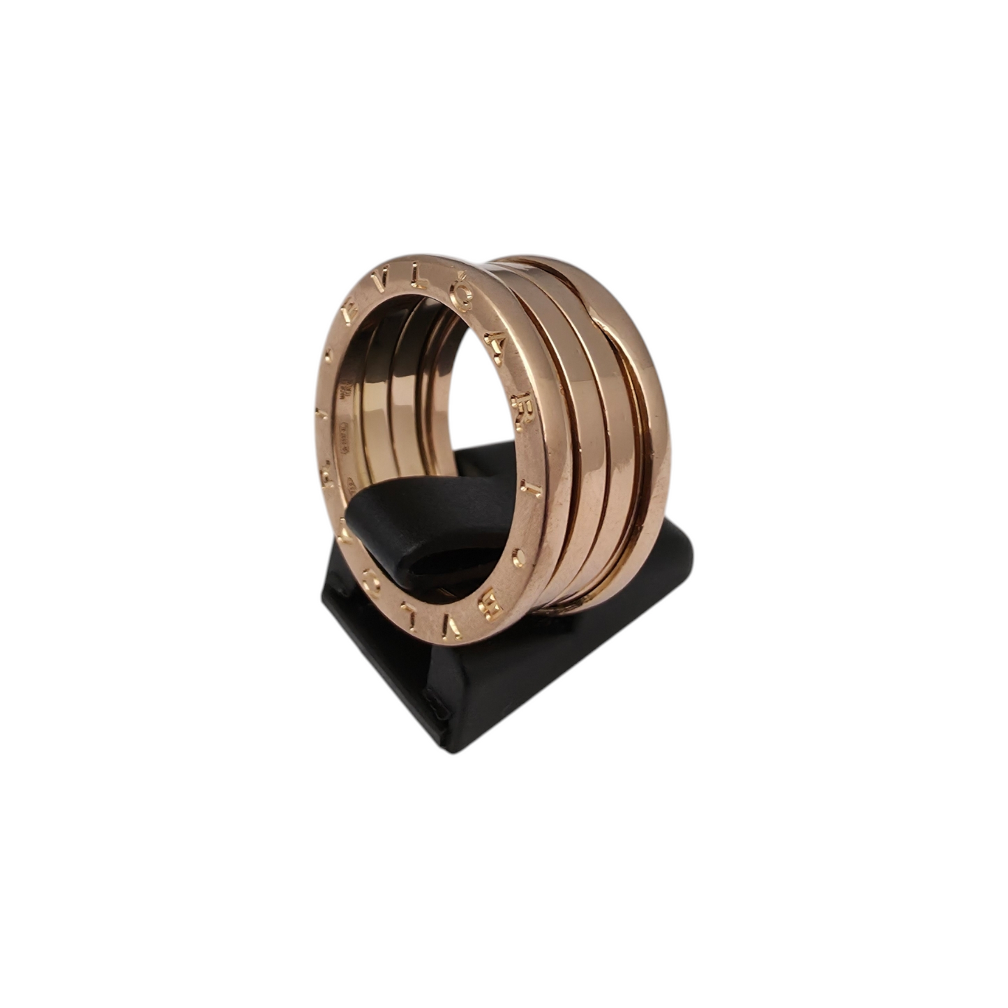 Zlati prstan "BVLGARI" 18K 750/1000; masa=11.54g