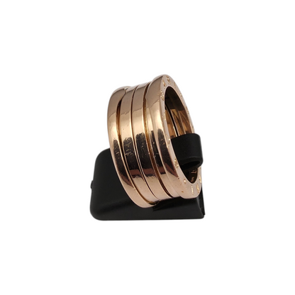 Zlati prstan "BVLGARI" 18K 750/1000; masa=11.54g