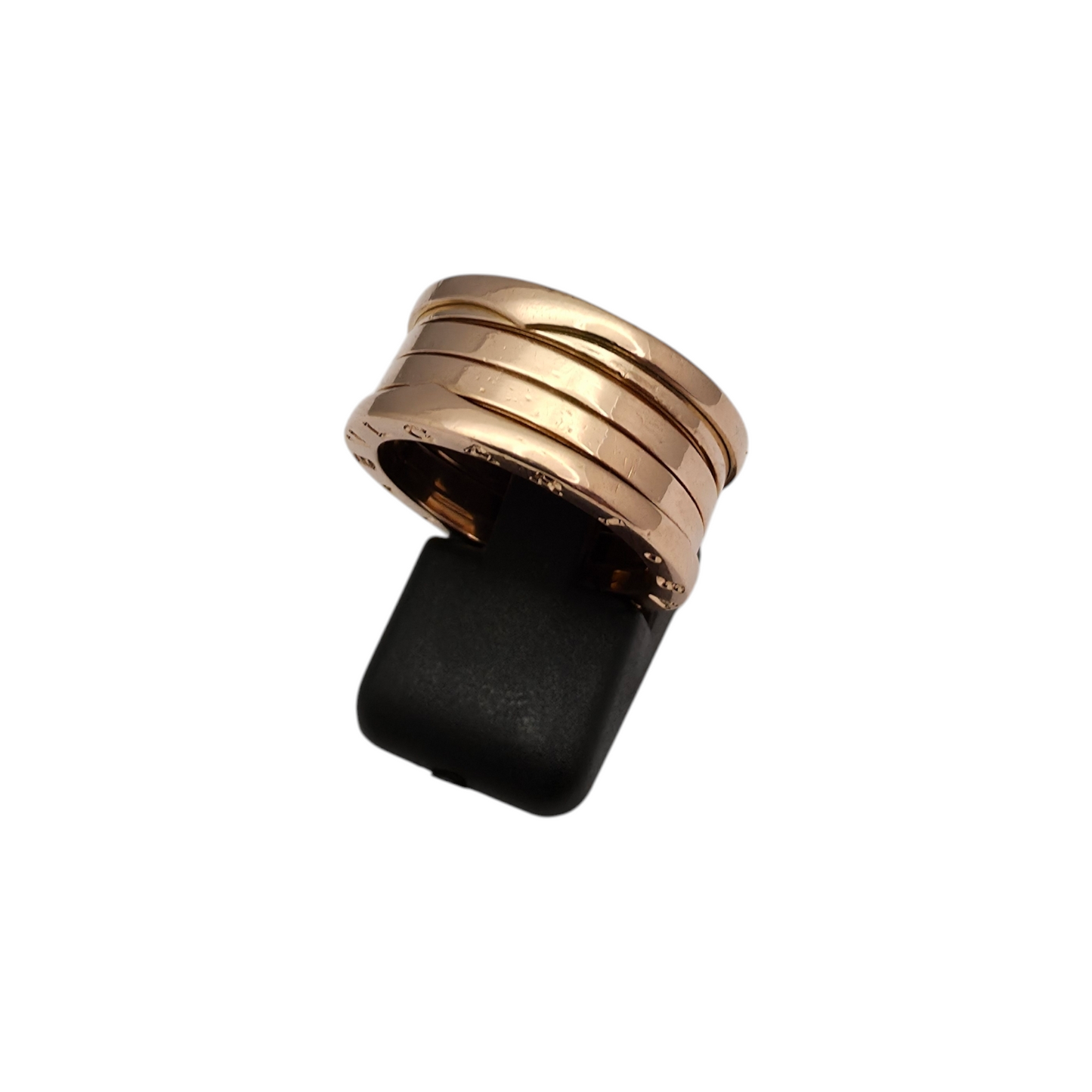 Zlati prstan "BVLGARI" 18K 750/1000; masa=11.54g