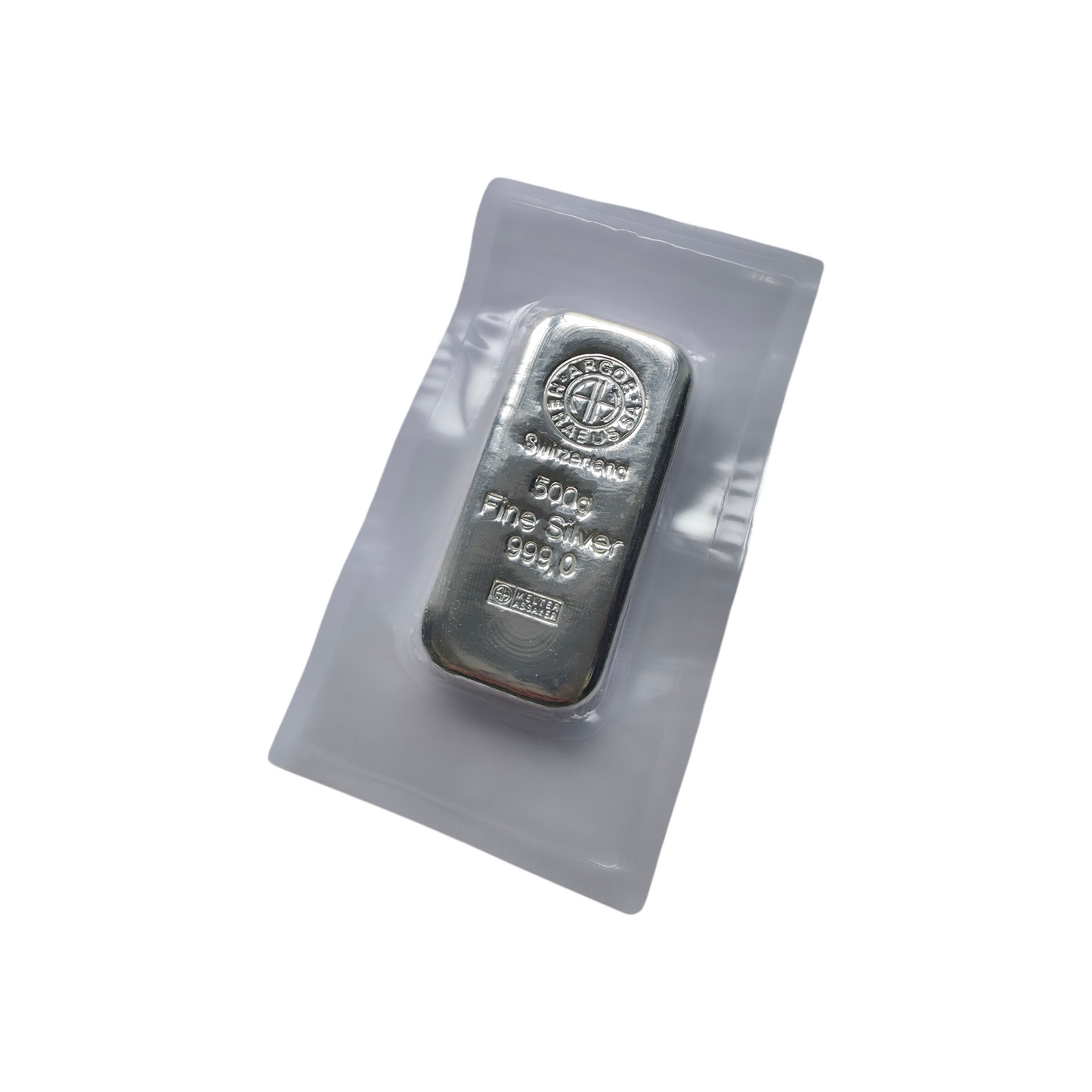 Naložbeno srebro Argor Heraeus Ag 999/1000; masa=500.00g