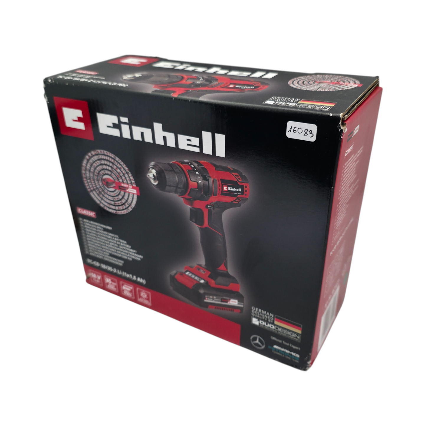 Baterijski vrtalnik Einhell TC-CD 18V (TOVARNIŠKO ZAPAKIRAN)