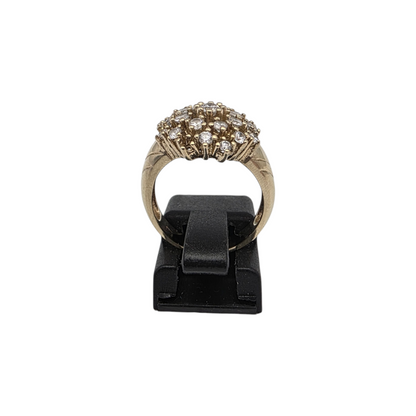 Zlati prstan "FLORIS" 14K 585/1000; masa=5.78g