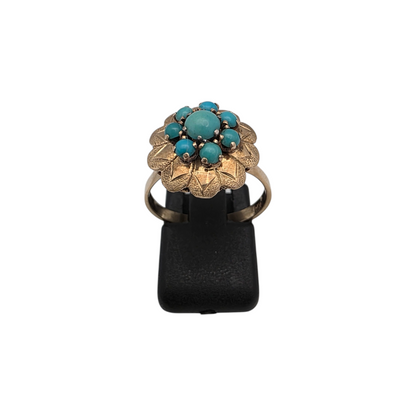 Zlati prstan "CORI" 14K 585/1000; masa=3.62g