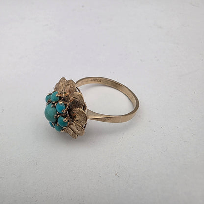 Zlati prstan "CORI" 14K 585/1000; masa=3.62g