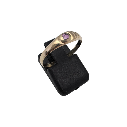 Zlati prstan "VIBIA" 14K 585/1000; masa=0.99g