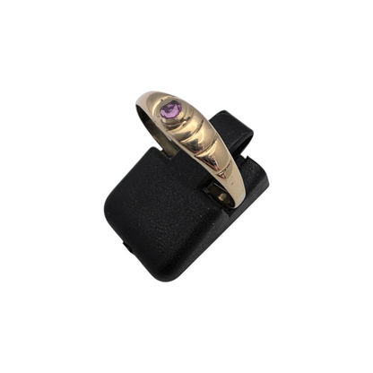 Zlati prstan "VIBIA" 14K 585/1000; masa=0.99g