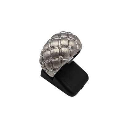 Zlati prstan "BROID" 14K 585/1000; masa=8.11g