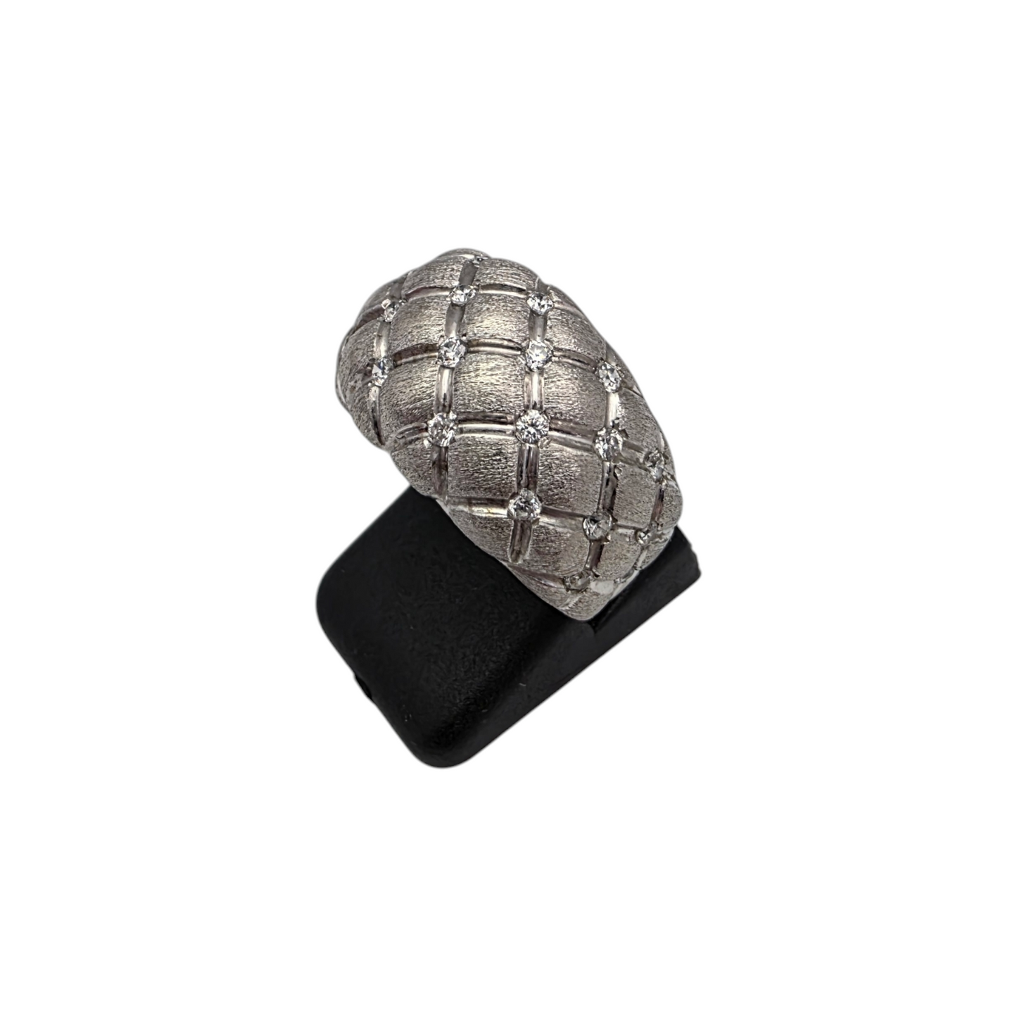Zlati prstan "BROID" 14K 585/1000; masa=8.11g