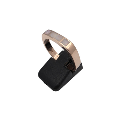 Zlati prstan "OPAL" 14K 585/1000; masa=5.16g