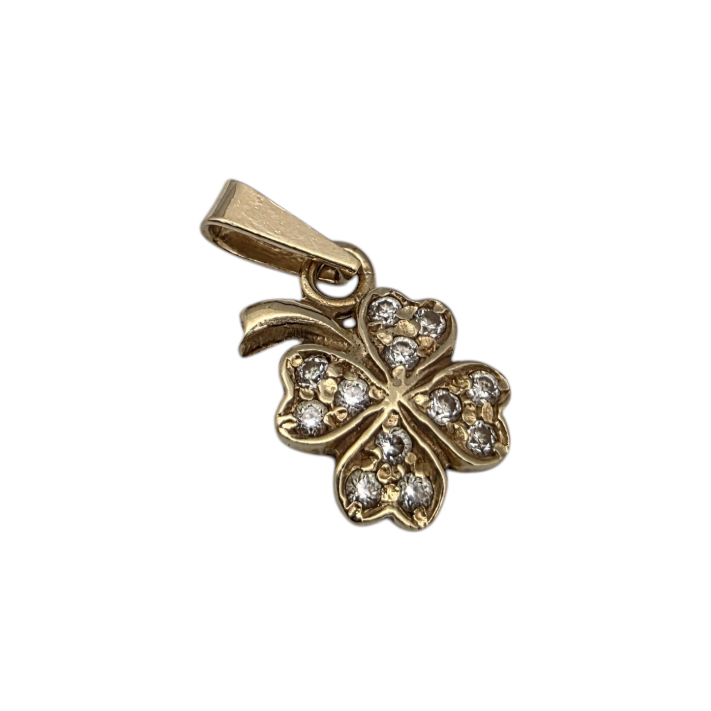 Zlati obesek "SORTE" 14K 585/1000; masa=1.15g
