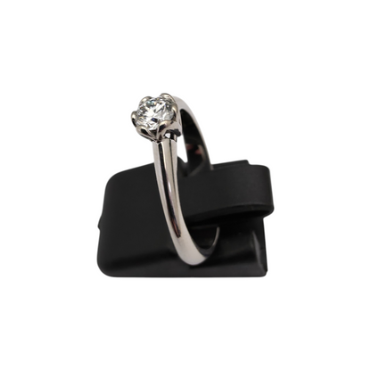 Diamantni prstan "VARG" 18K 750/1000; masa=3.58g