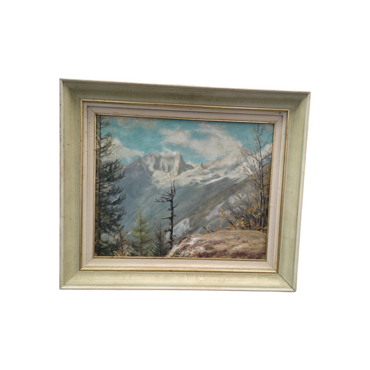 Marjan Pliberšek; olje na platno; "Gore"; 65 cm x 55 cm
