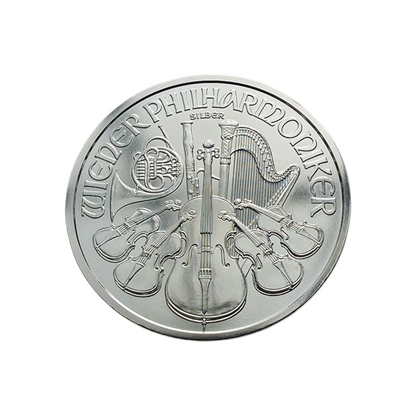 Srebrnik Dunajski Filharmonik 999/1000; masa=31.10g
