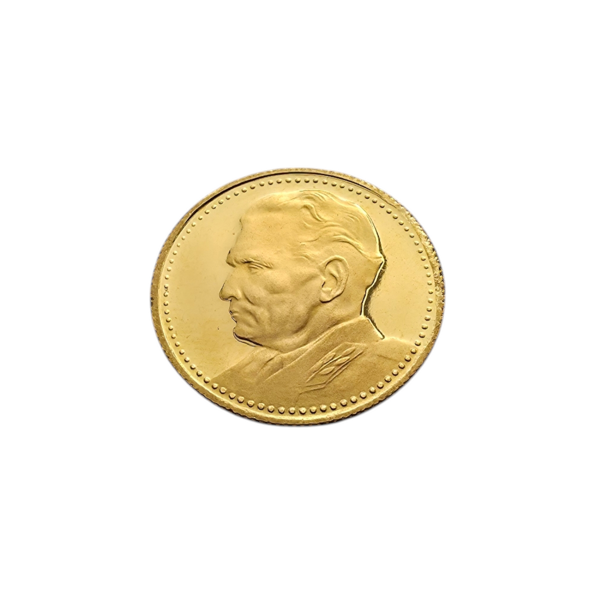 Zlatnik "TITO" 21K 900/1000; masa=3.99g