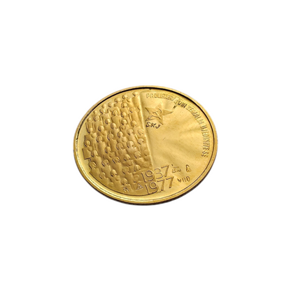 Zlatnik "TITO" 21K 900/1000; masa=3.99g