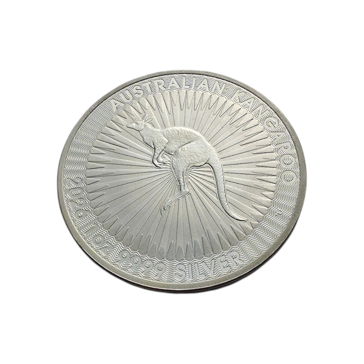 Srebrnik Kangaroo 999.9/1000; masa=31.10g