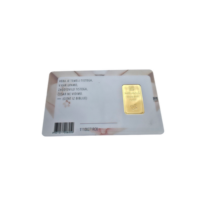 Naložbeno zlato "Sveta grama" 24K 999.9/1000; masa=2.00g