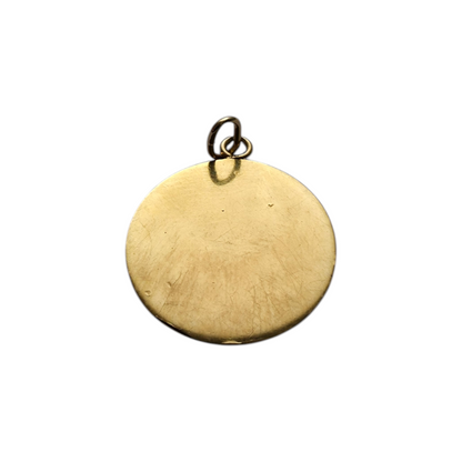 Zlati obesek "LIBRA" 14K 585/1000; masa=2.75g