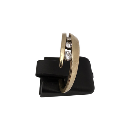 Zlati prstan "SPLIT" 14K 585/1000; masa=3.49g