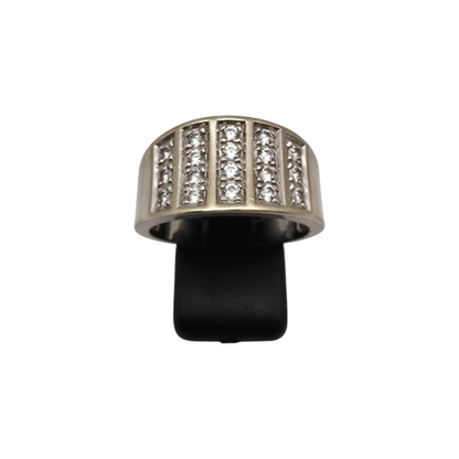 Zlati prstan "ROISIN" 14K 585/1000; masa=8.14g