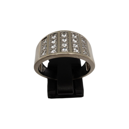 Zlati prstan "ROISIN" 14K 585/1000; masa=8.14g