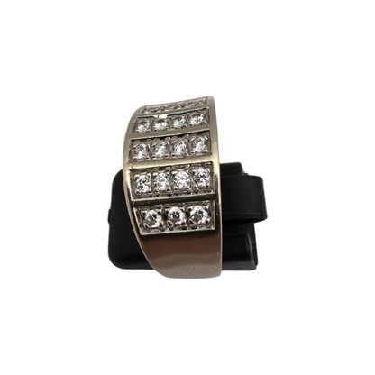 Zlati prstan "ROISIN" 14K 585/1000; masa=8.14g