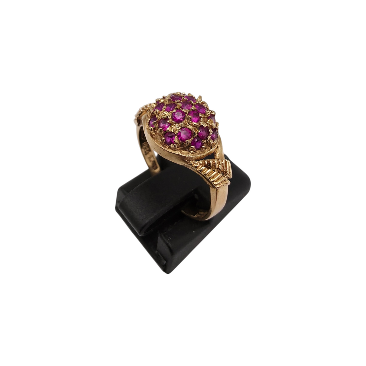 Zlati prstan "ROSETTA" 18K 750/1000; masa=3.70g