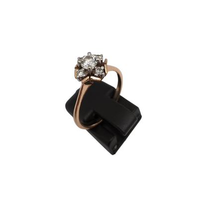 Diamantni prstan "LIEU" 14K 585/1000; masa=3.31g