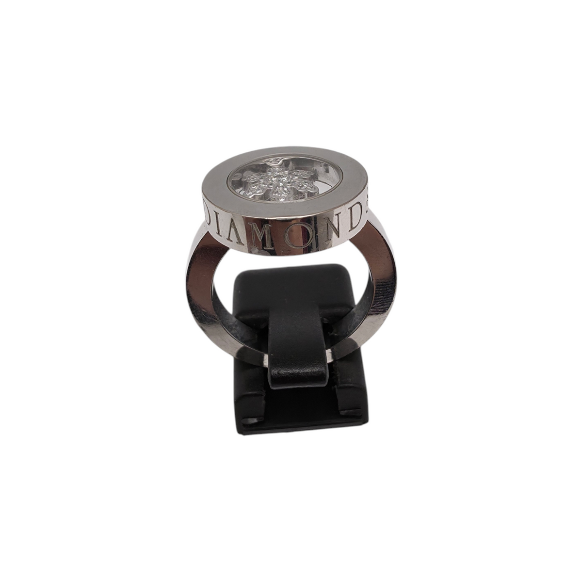 Diamantni prstan Chopard Happy Diamonds 18K 750/1000; masa=19g