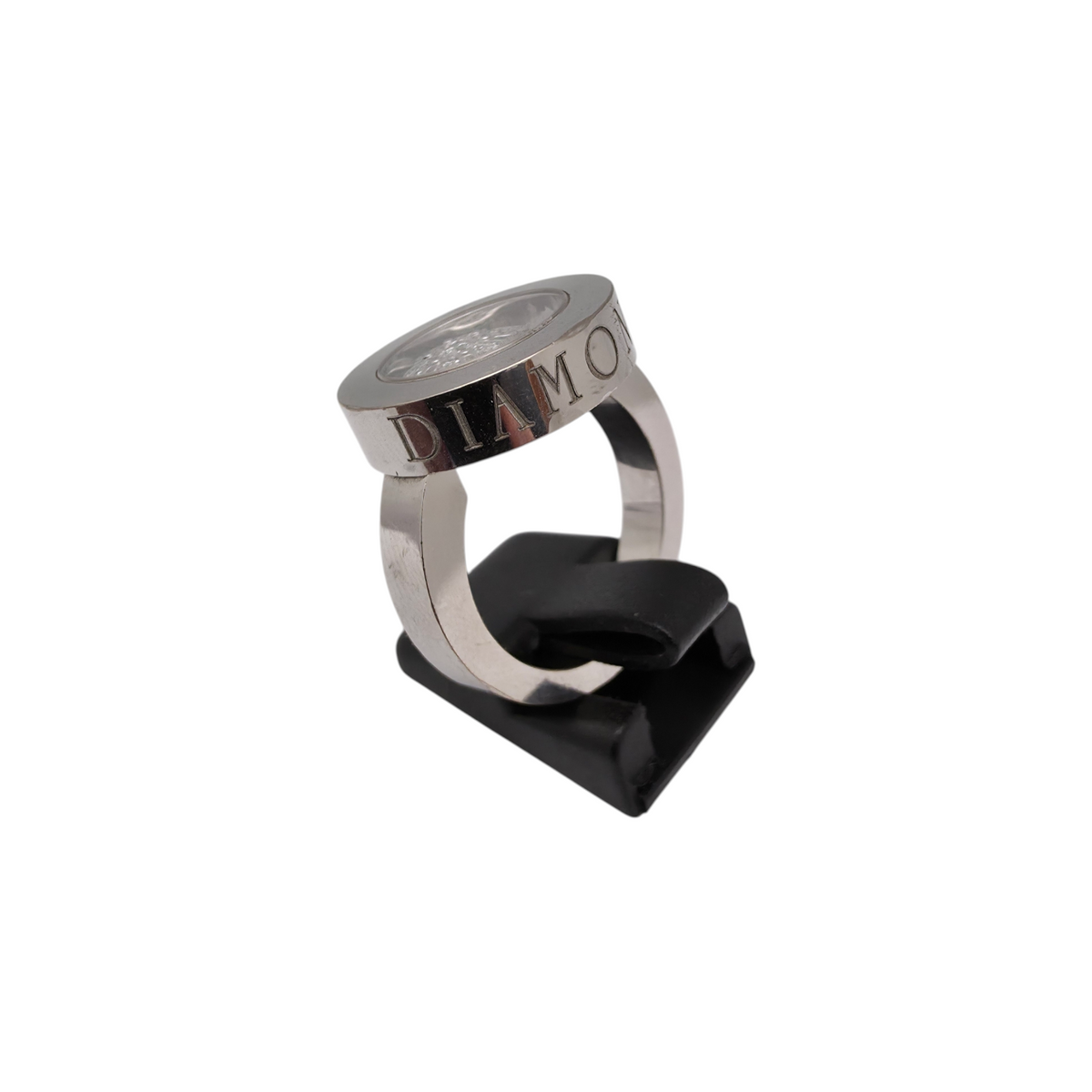 Diamantni prstan Chopard Happy Diamonds 18K 750/1000; masa=19g