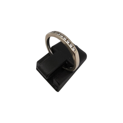 Diamantni prstan "ALEORA" 18K 750/1000; masa=1.97g
