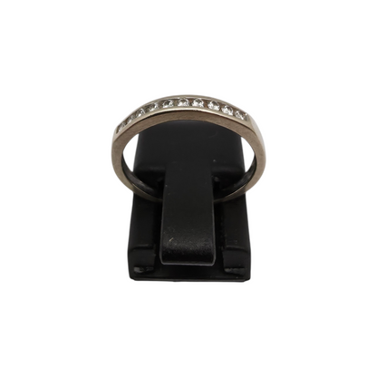 Diamantni prstan "ALEORA" 18K 750/1000; masa=1.97g
