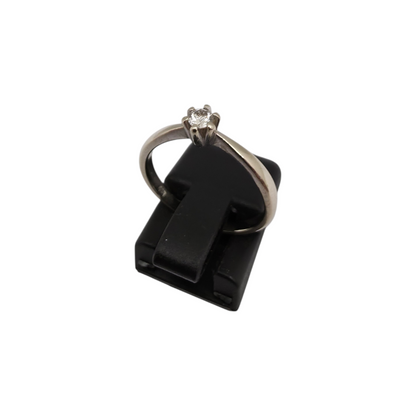Diamantni prstan "EILE" 14K 585/1000; masa=2.06g