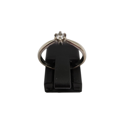 Diamantni prstan "EILE" 14K 585/1000; masa=2.06g